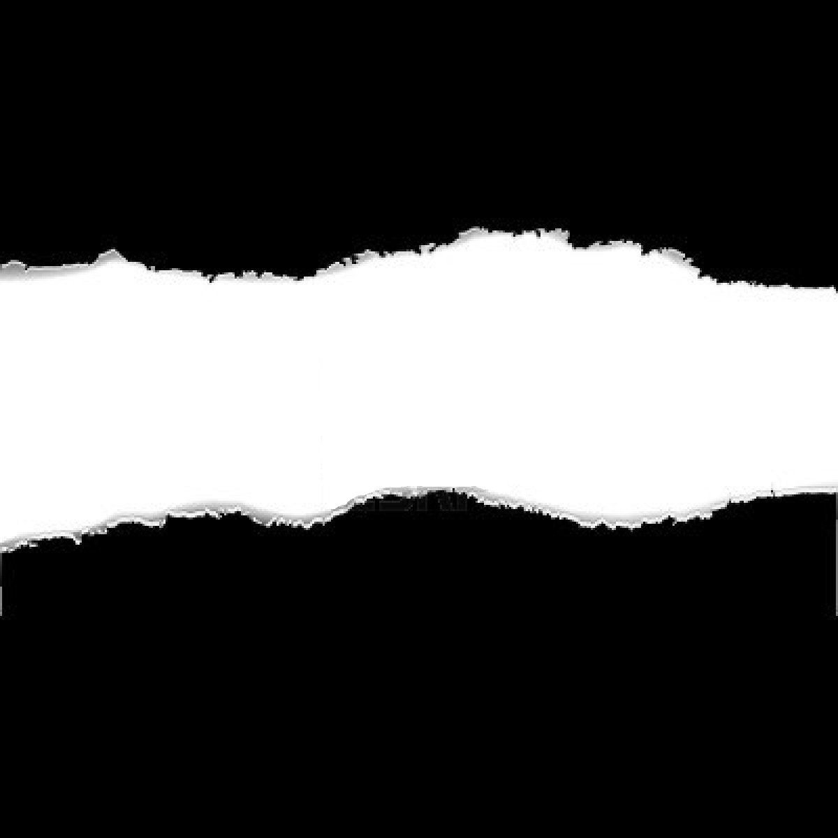 Free: Teared Rip Paper Png - Black Paper Rip Png 