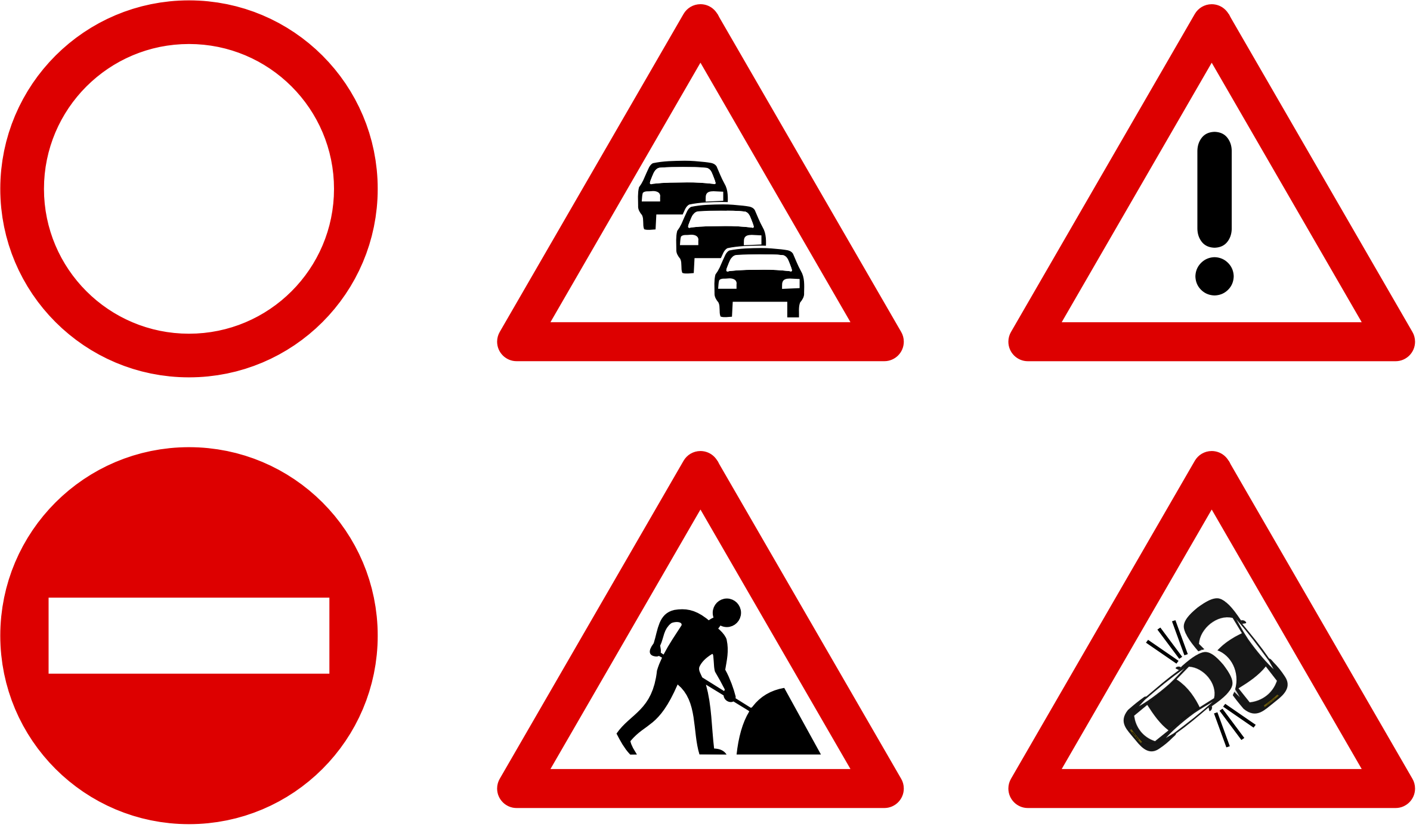 Traffic Sign Warning Sign Icon Blank Yellow Road Signs Png Download Images