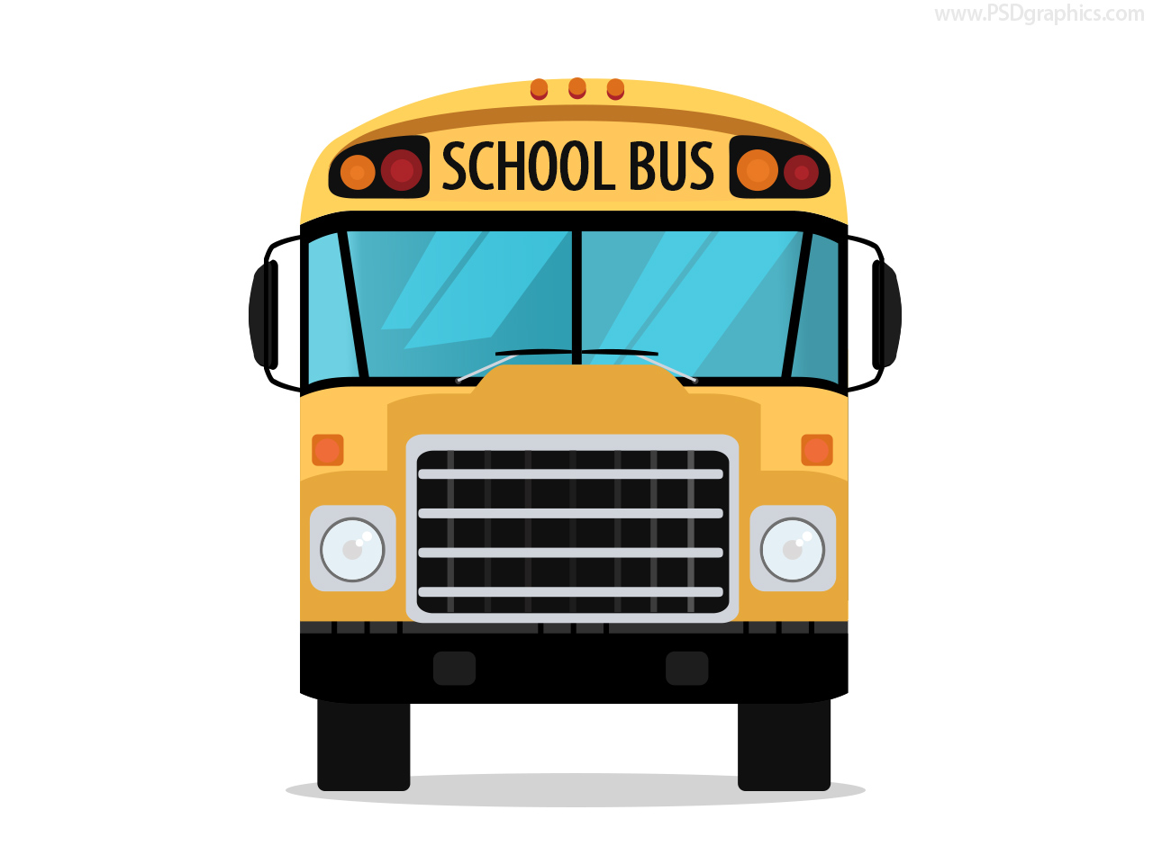school bus vector free download