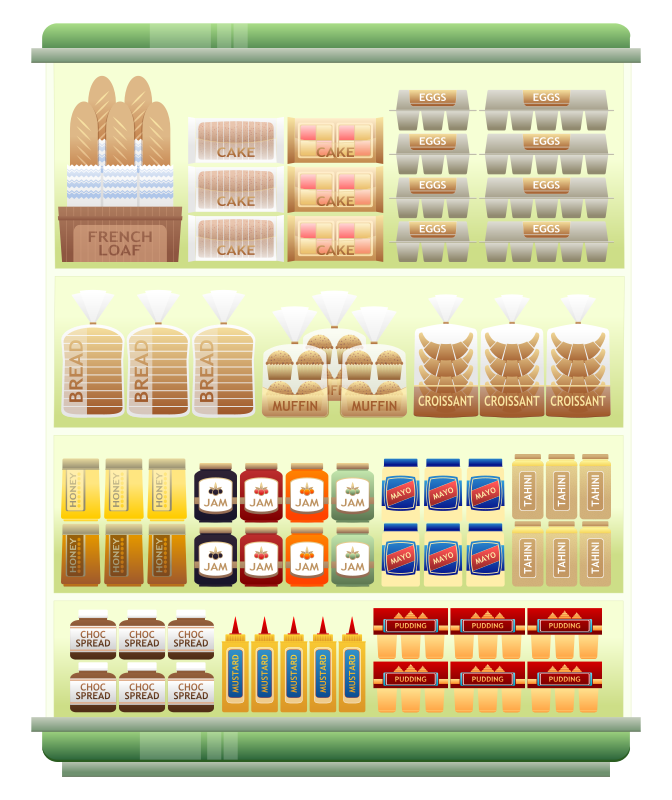 grocery vector free download