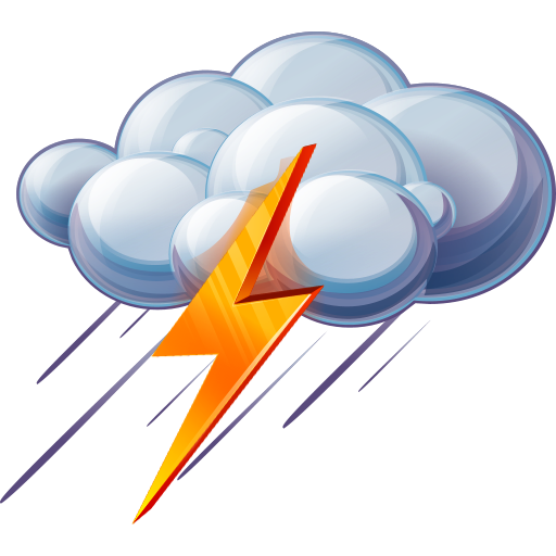 Thunderstorm Icon, Transparent Thunderstorm.PNG Images & Vector ...