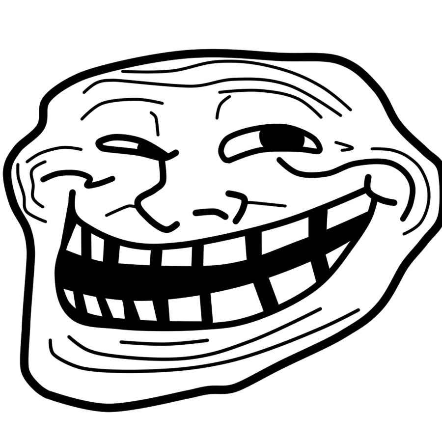 Troll Face Outline PNG Transparent Images Free Download, Vector Files