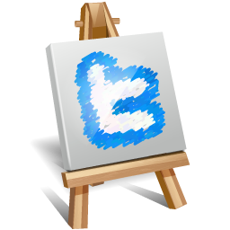 Twitter Painting Icon PNG Transparent Background, Free Download #3858