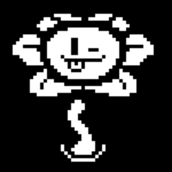 Undertale Flowey Pixel Art Grid - Undertale Flowey Pixel Art Png,Flowey Png  - free transparent png images 