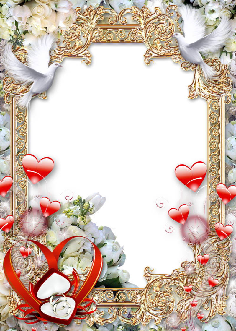Wedding Frame Clipart PNG #35191 - Free Icons and PNG Backgrounds