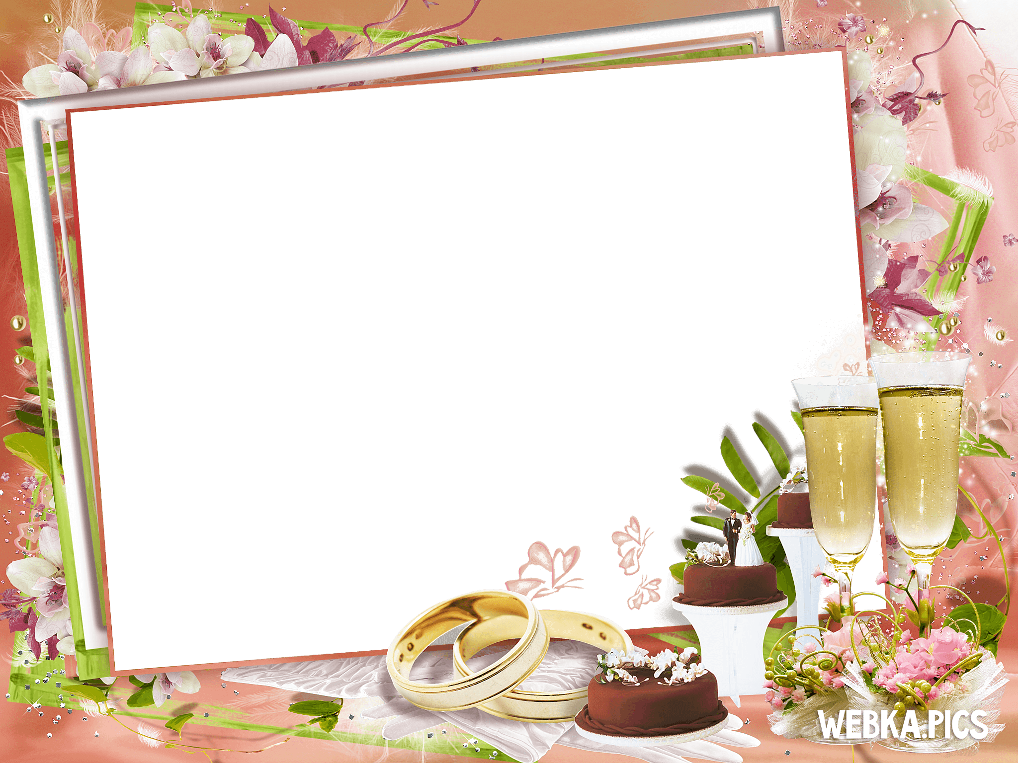 Free Download 600 Png Background Wedding Frame Designs And Templates For Your Wedding