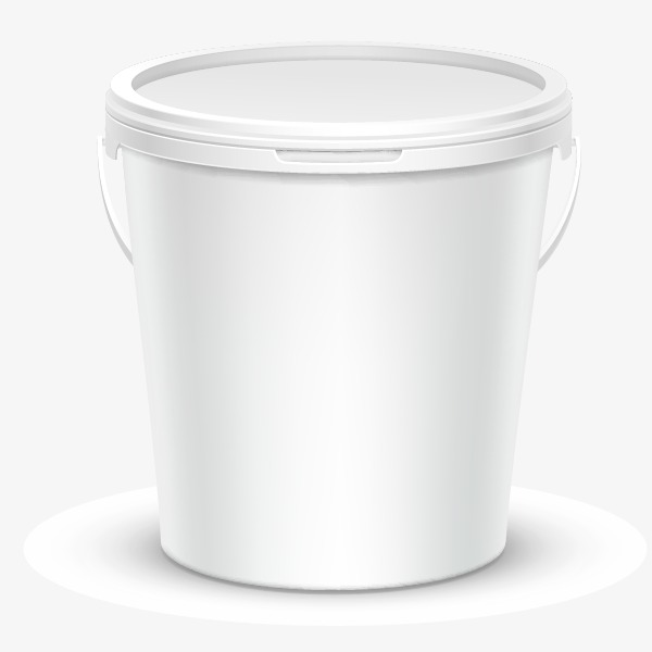 White Bucket PNG Transparent Background, Free Download #48892