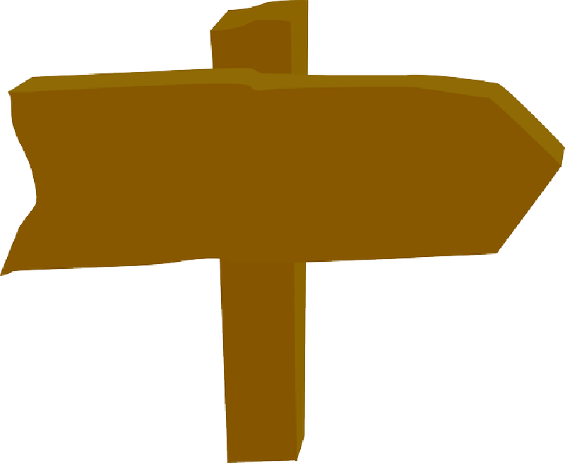 wooden arrow sign png