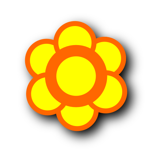Yellow Flower Icon 512x512, 36.1 KB, Flower PNG Download - FreeIconsPNG