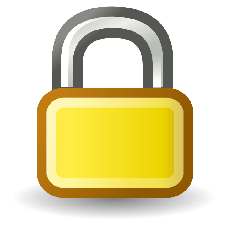 Yellow Lock Icon PNG Transparent Background, Free Download #29046