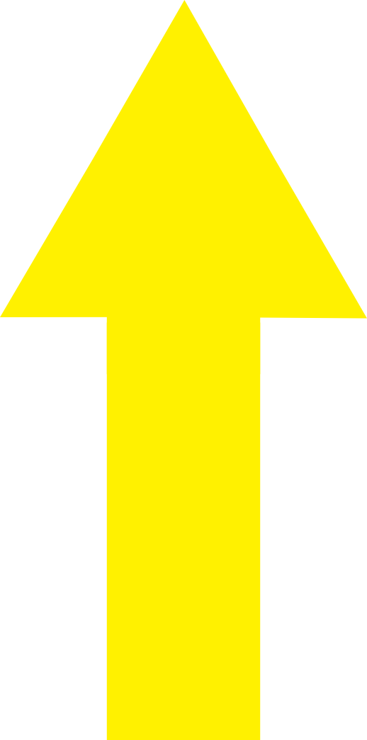 Yellow Up Arrow Png Transparent Background Free Download 27158 Freeiconspng